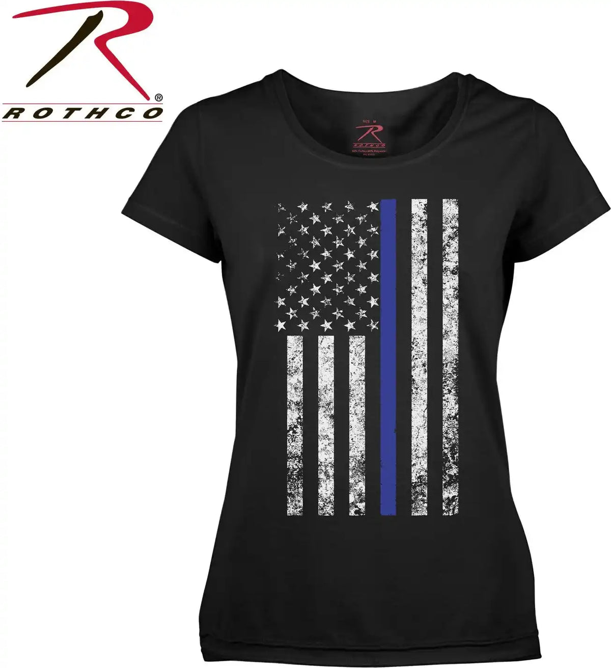 Rothco Women’s Thin Blue Line Longer t Shirt