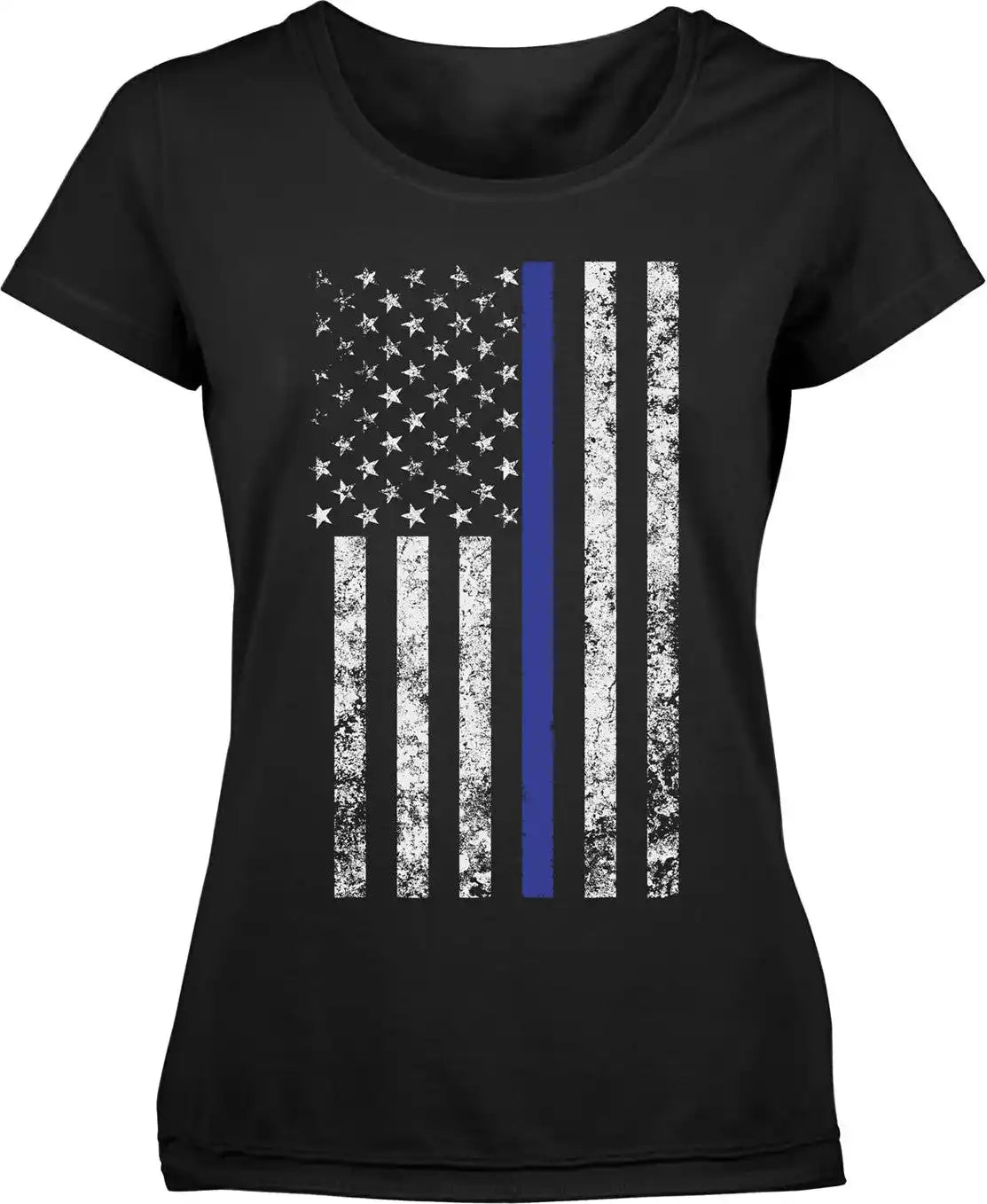 Rothco Women’s Thin Blue Line Longer t Shirt