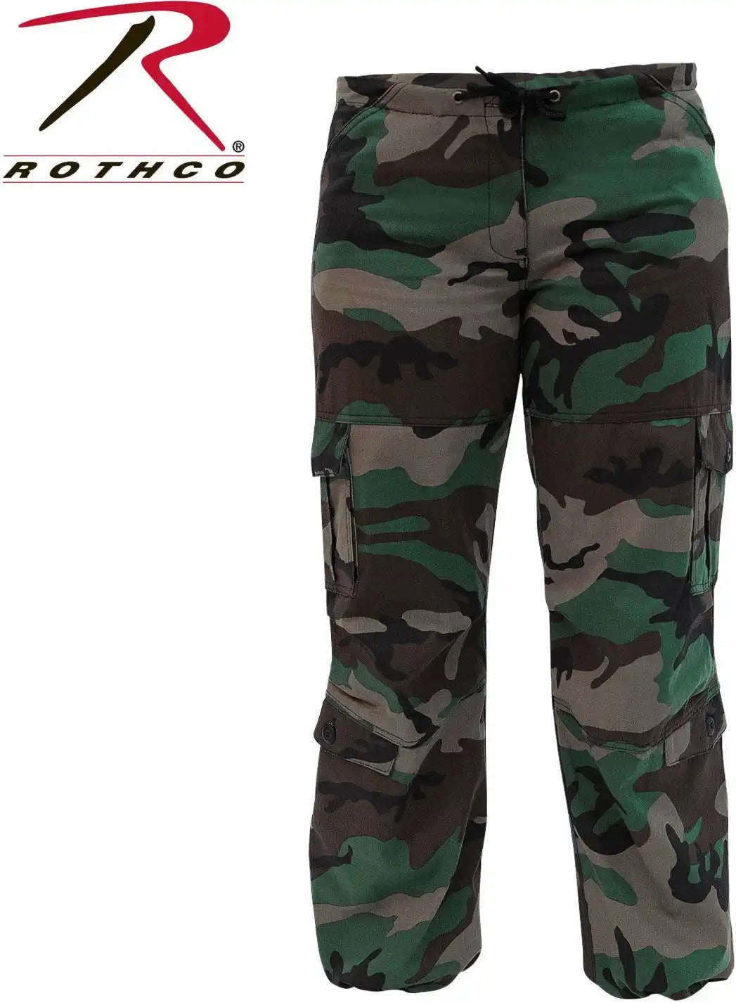 Rothco Womens Unwashed Camo Paratrooper Fatigue Pants