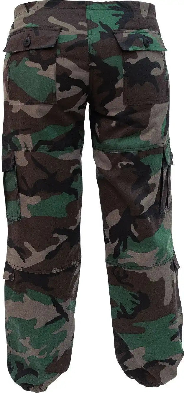 Rothco Womens Unwashed Camo Paratrooper Fatigue Pants