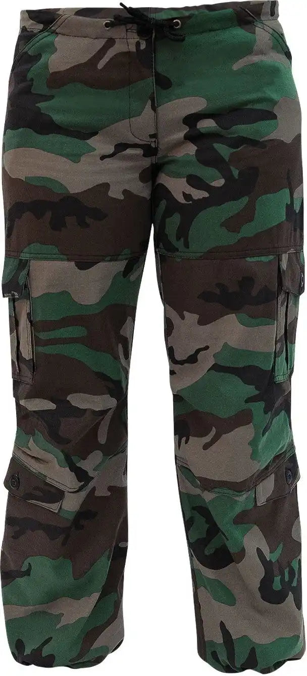 Rothco Womens Unwashed Camo Paratrooper Fatigue Pants