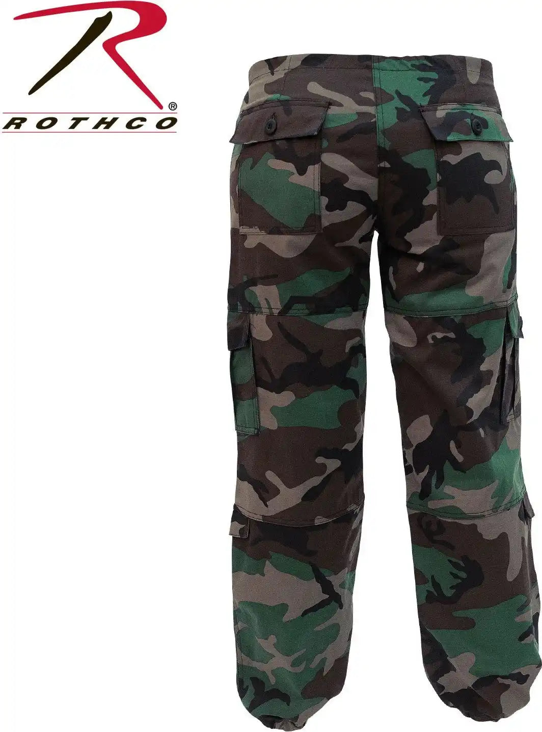 Rothco Womens Unwashed Camo Paratrooper Fatigue Pants