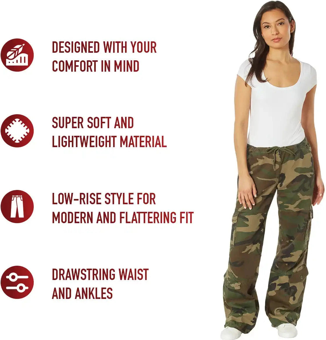 Rothco Womens Vintage Paratrooper Fatigue Pants