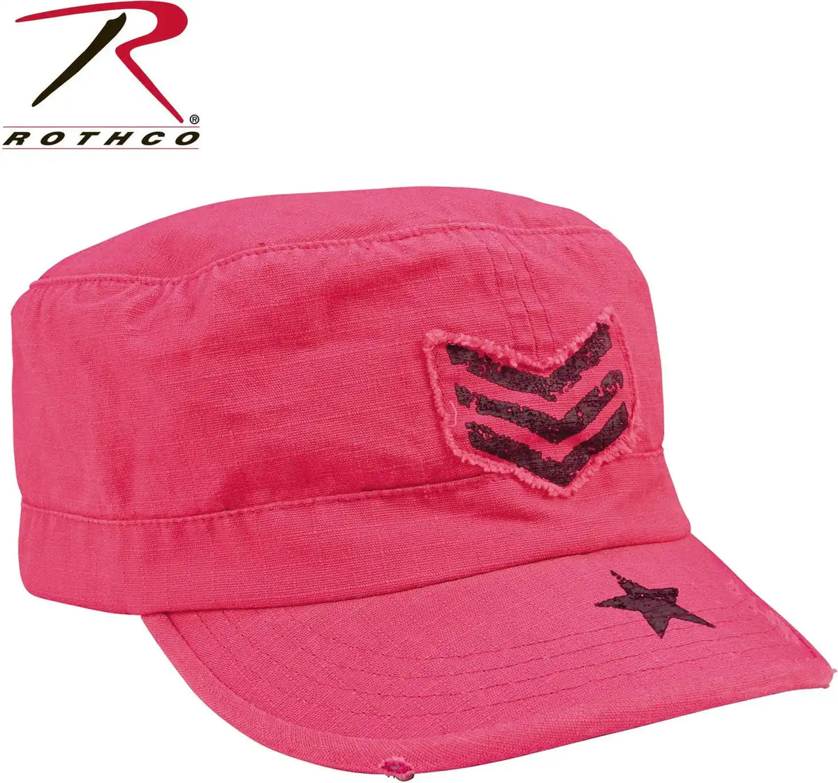 Rothco Women’s Vintage Stripes &amp; Stars Adjustable Fatigue Cap