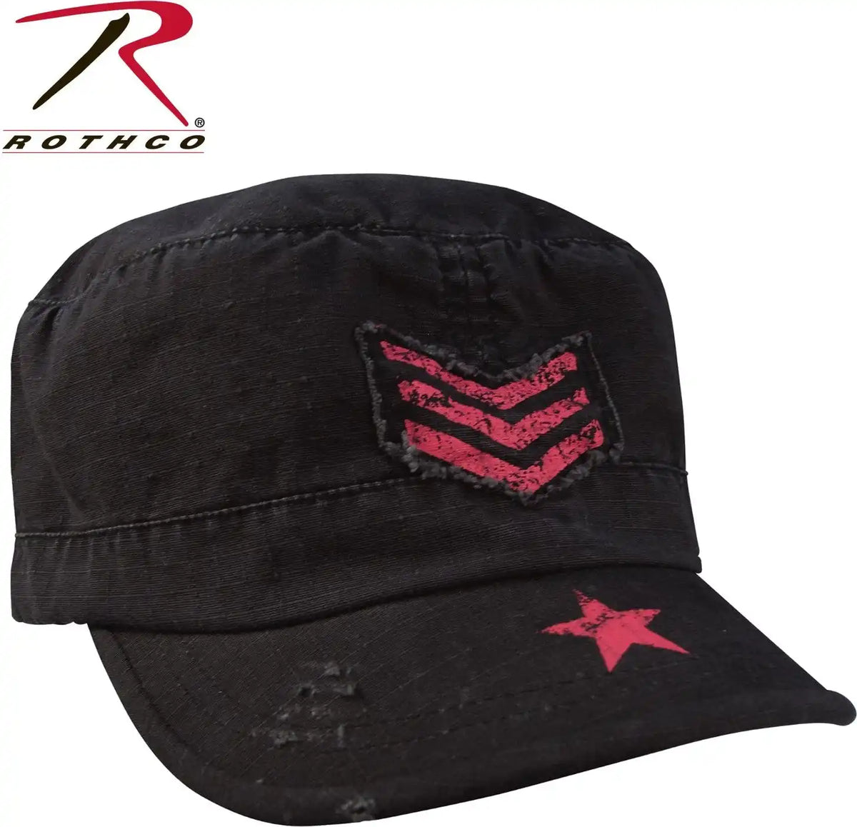 Rothco Women’s Vintage Stripes &amp; Stars Adjustable Fatigue Cap