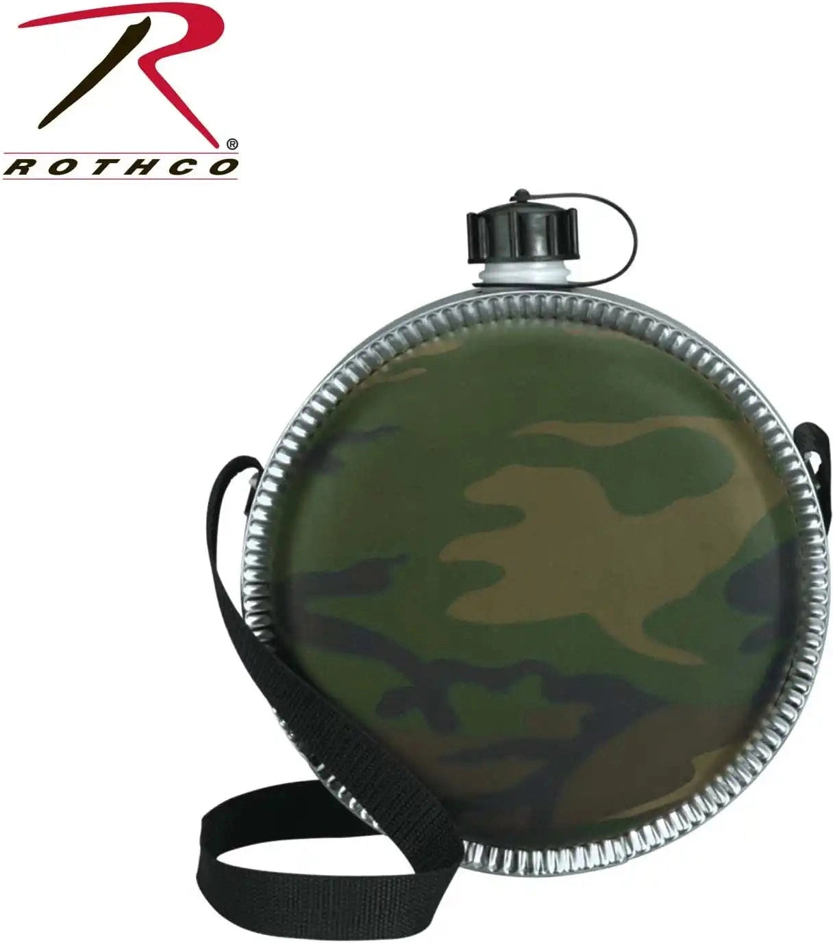 Rothco Woodland Camo 2 Qt Desert Canteen