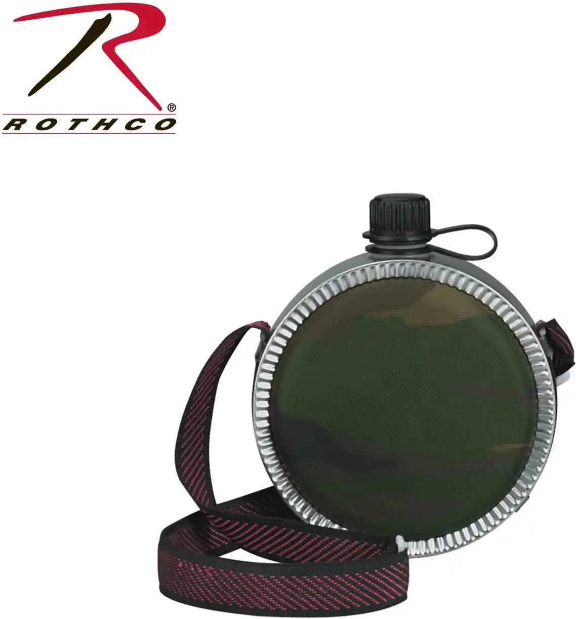 Rothco Woodland Camo Mini Desert Canteen