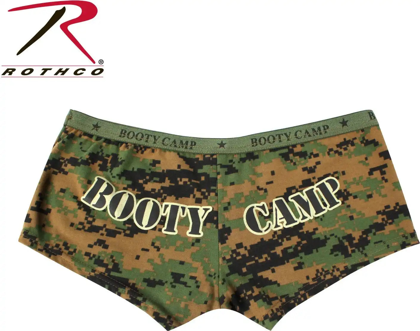 Rothco Woodland Digital ?’booty Camp’’ Booty Shorts