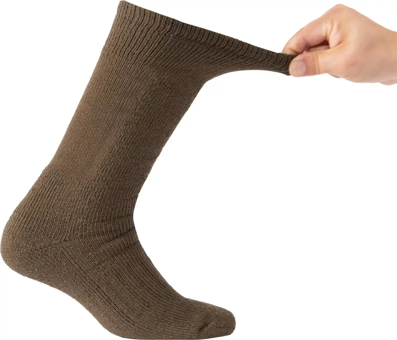 Rothco Wool Blend Mid Calf Winter Socks Coyote Brown / m