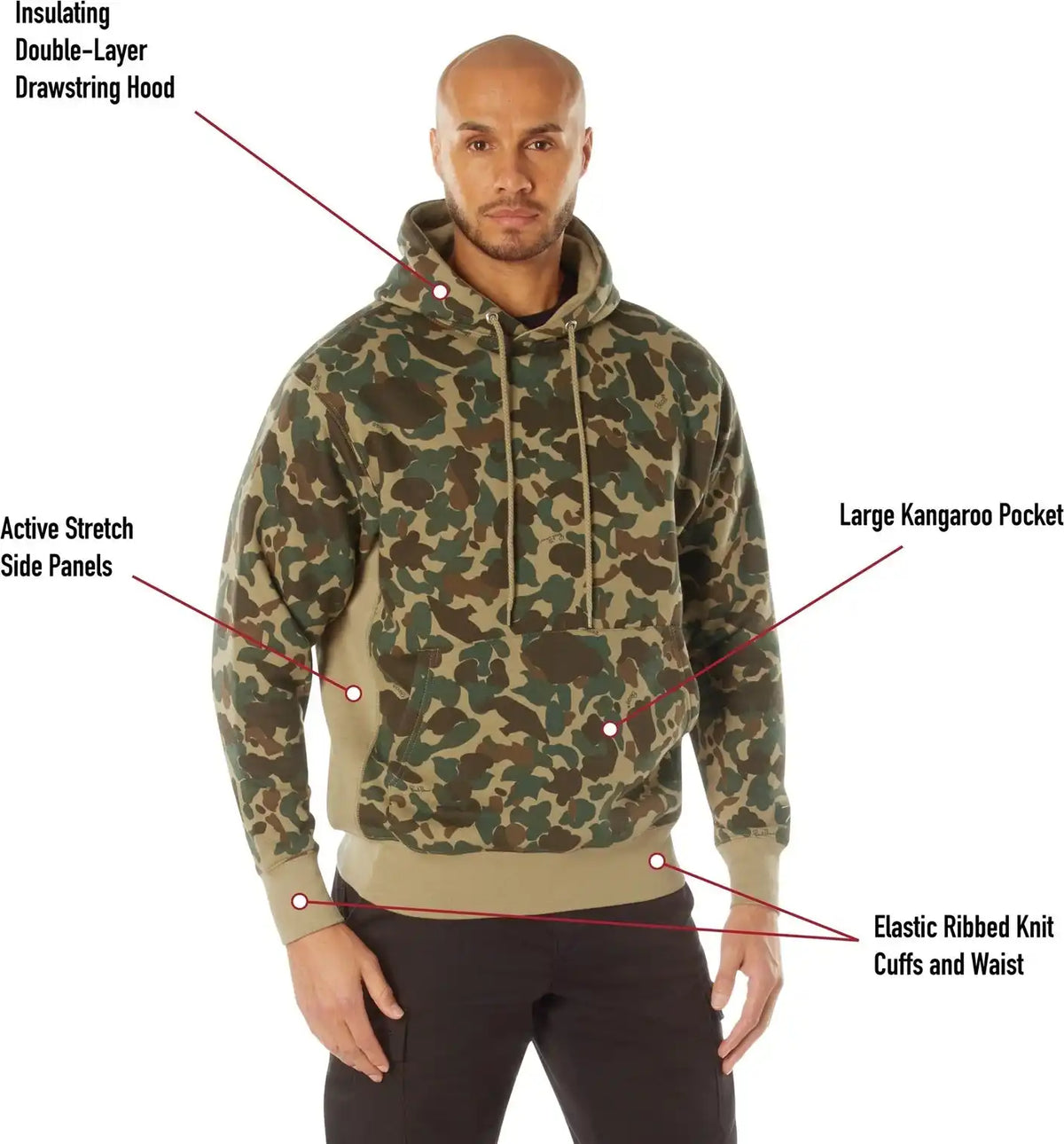 Rothco x Bear Archery Fred Camo Every Day Hoodie