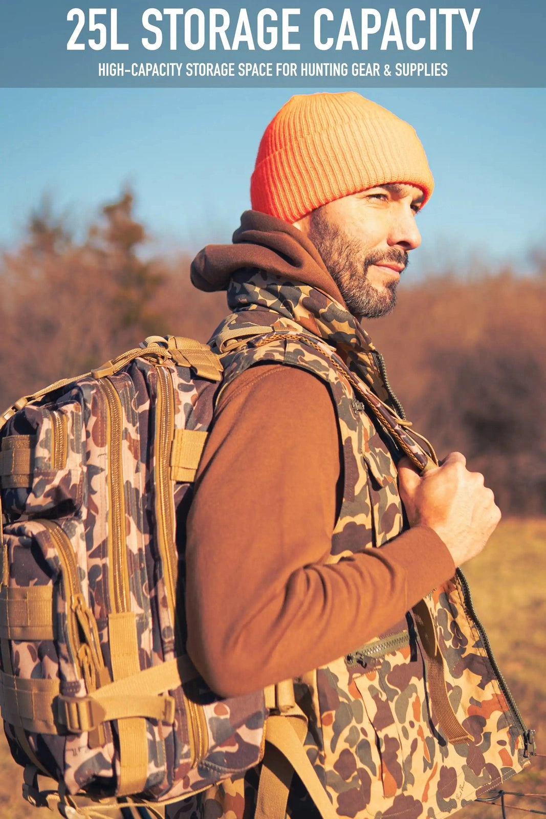 Rothco x Bear Archery Fred Camo Medium Transport Pack