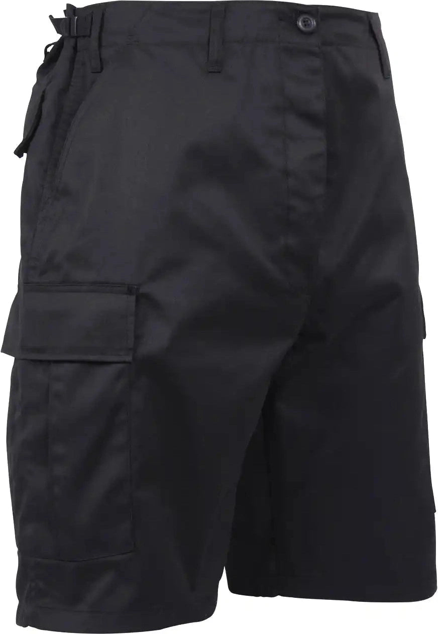 Rothco Zipper Fly Bdu Combat Shorts Black / s