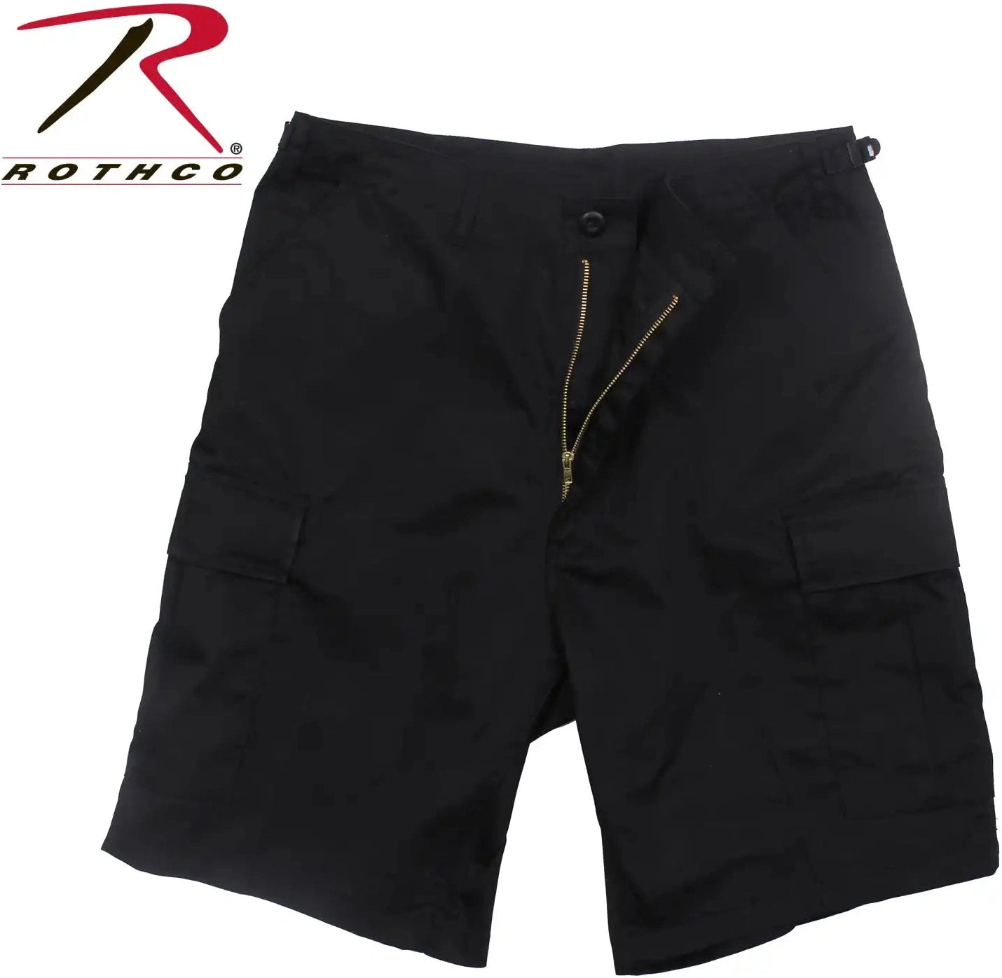 Rothco Zipper Fly Bdu Combat Shorts Black / s