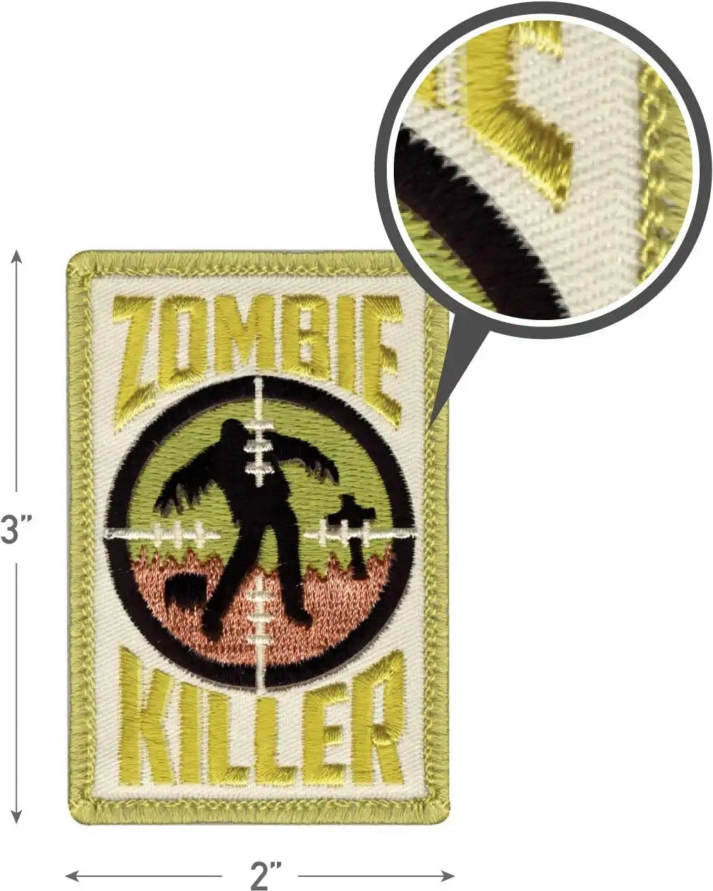 Rothco Zombie Killer Morale Patch Red