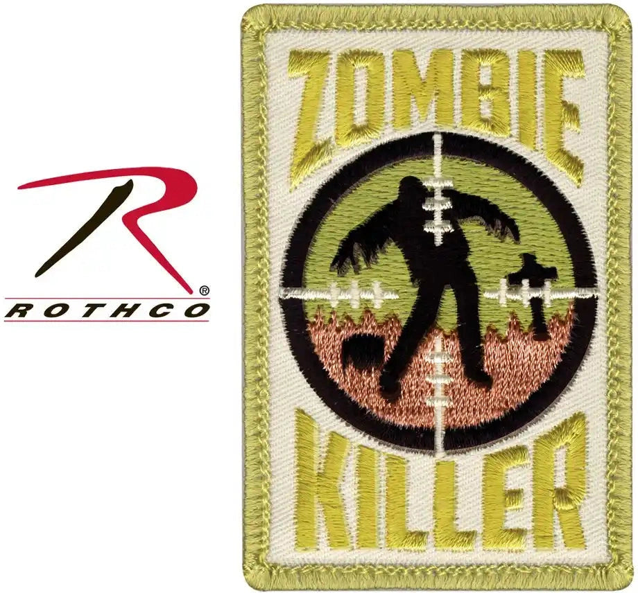 Rothco Zombie Killer Morale Patch Red