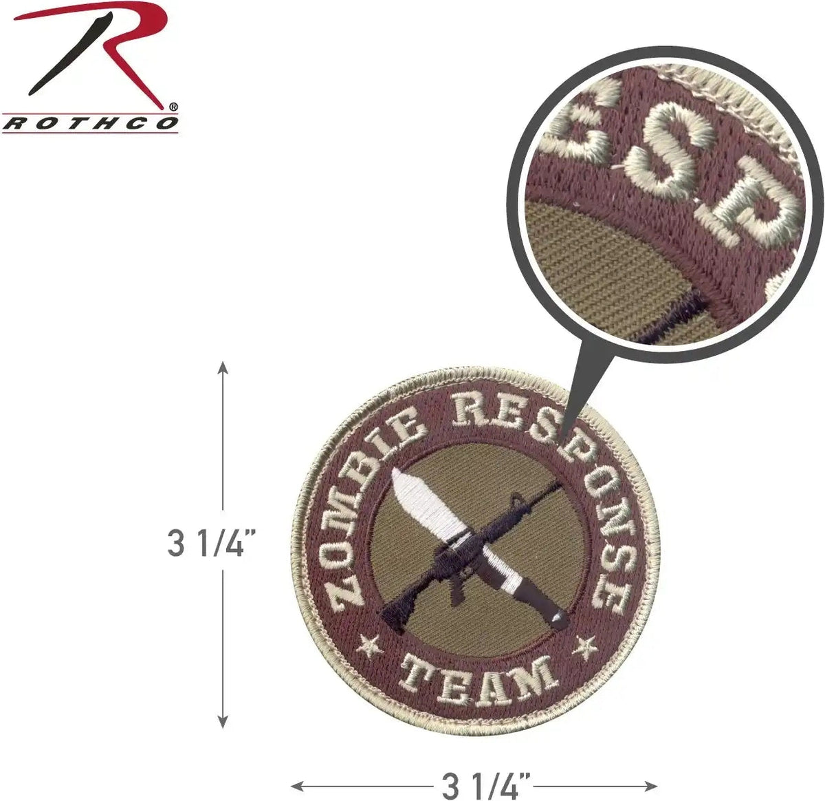 Rothco Zombie Response Team Morale Patch