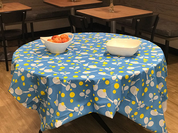 Round Tennis Tablecloth (54’’ x 54’’) - Os