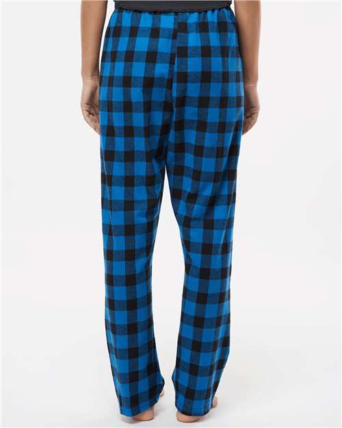 Royal/ Black Buffalo Women&#39;s Haley Flannel Pants - BW6620