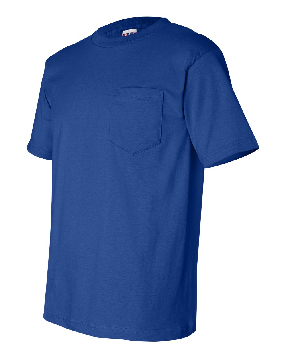 Royal Blue USA-Made Pocket T-Shirt - 7100