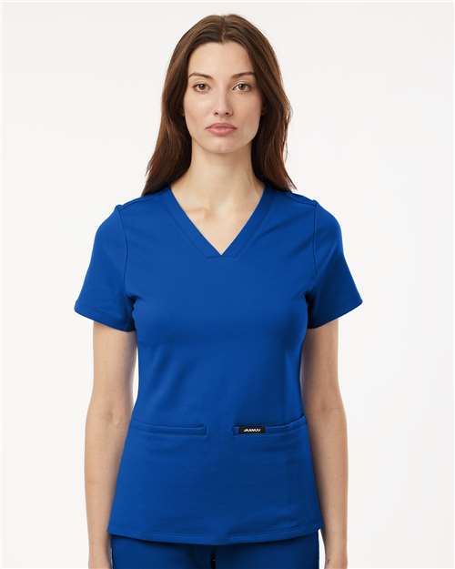 Royal Blue Women&#39;s Cesi Ultrasoft Scrub V-Neck Top - W30003