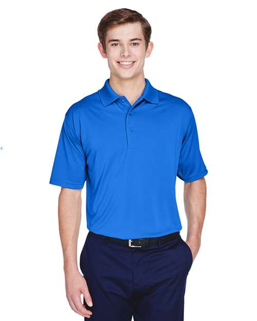Front View of Royal Men's Cool & Dry 8-Star Elite Performance Interlock Polo - 8610
