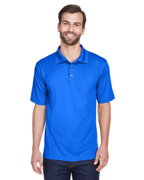 Front View of Royal Men's Cool & Dry Mesh Piqué Polo - 8210