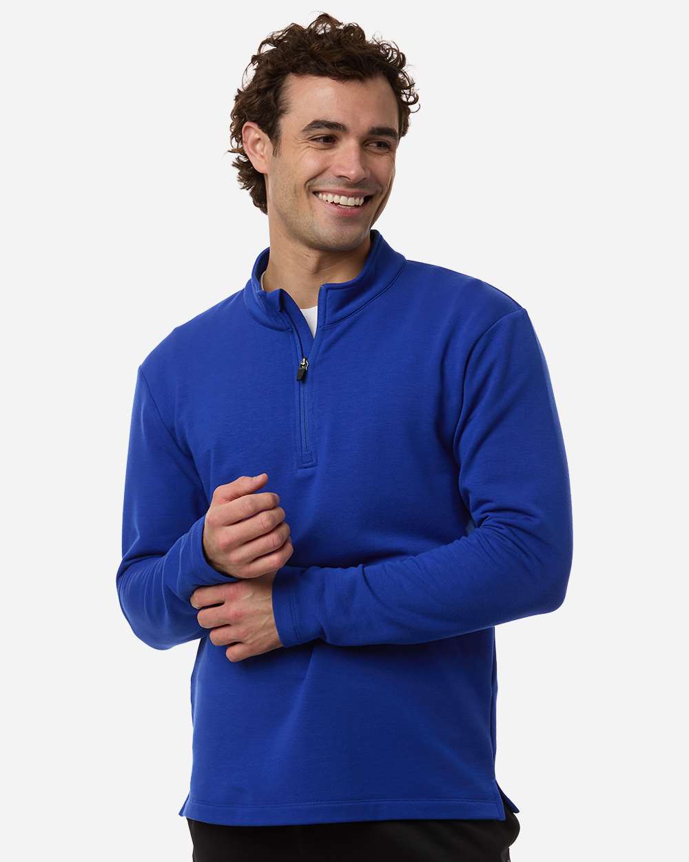 Royal Men's Stretch Quarter-Zip Fleece Pullover - STF870