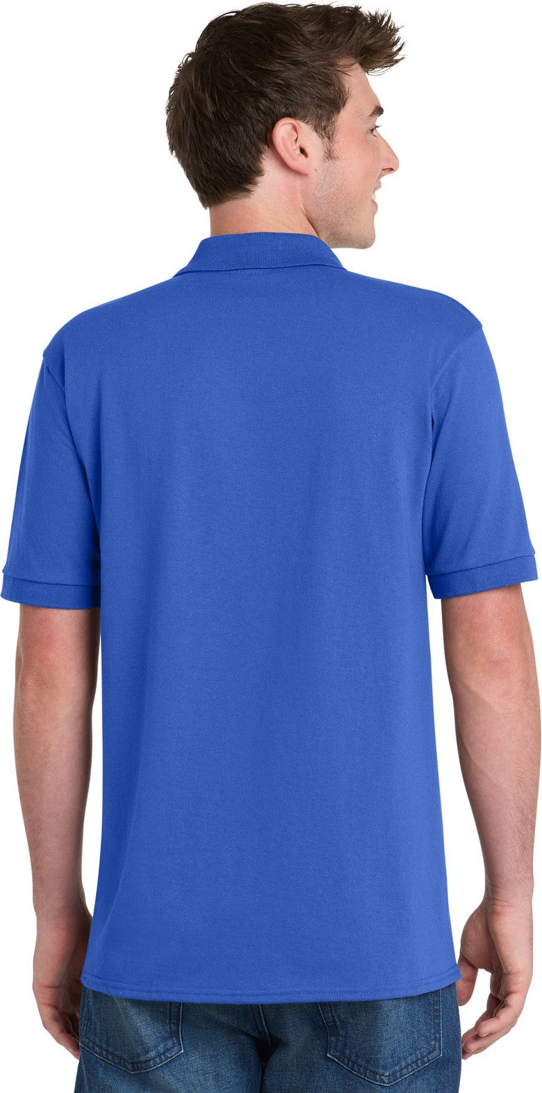 Royal Port & Co Core Blend Jersey Knit Pocket Polo. KP55P
