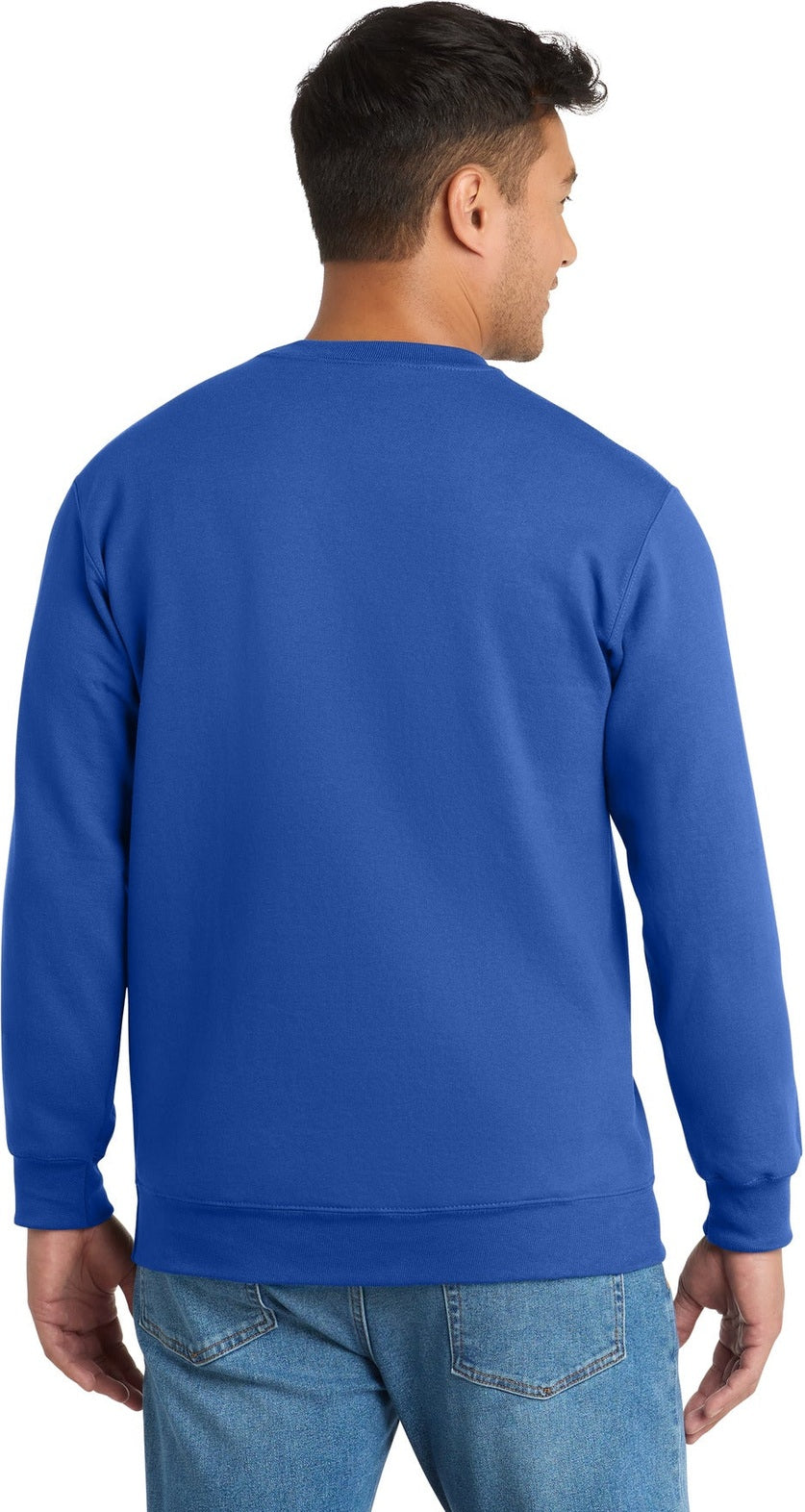 Royal Port & Co Tall Essential Fleece Crewneck Sweatshirt. PC90T