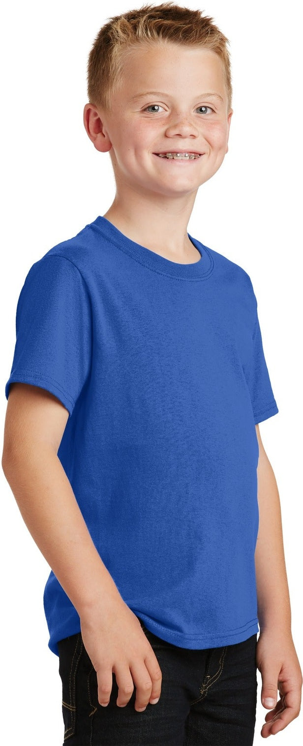 Royal Port & Co Youth Core Cotton Tee. PC54Y