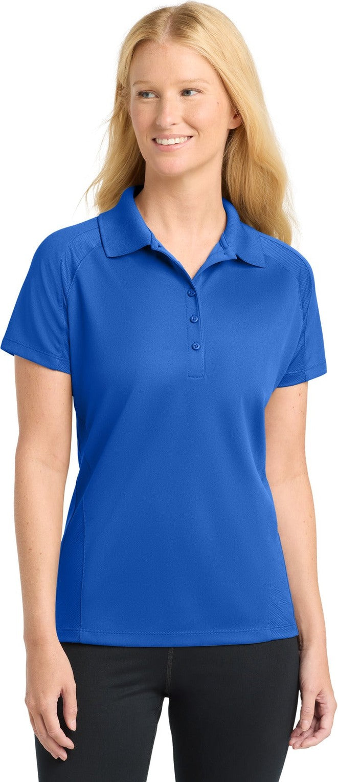Royal Sport-Tek Women's Dri-Mesh Pro Polo. L474