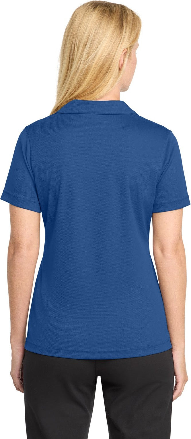 Royal Sport-Tek Women's Dri-Mesh V-Neck Polo. L469