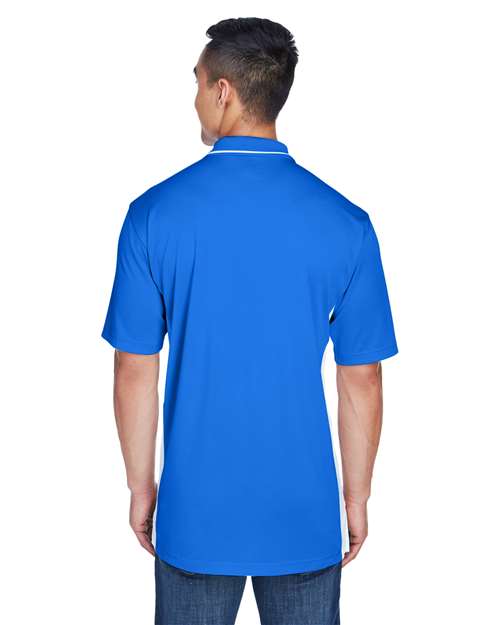 Royal/ White Men&#39;s Cool &amp; Dry Sport Two-Tone Polo - 8406