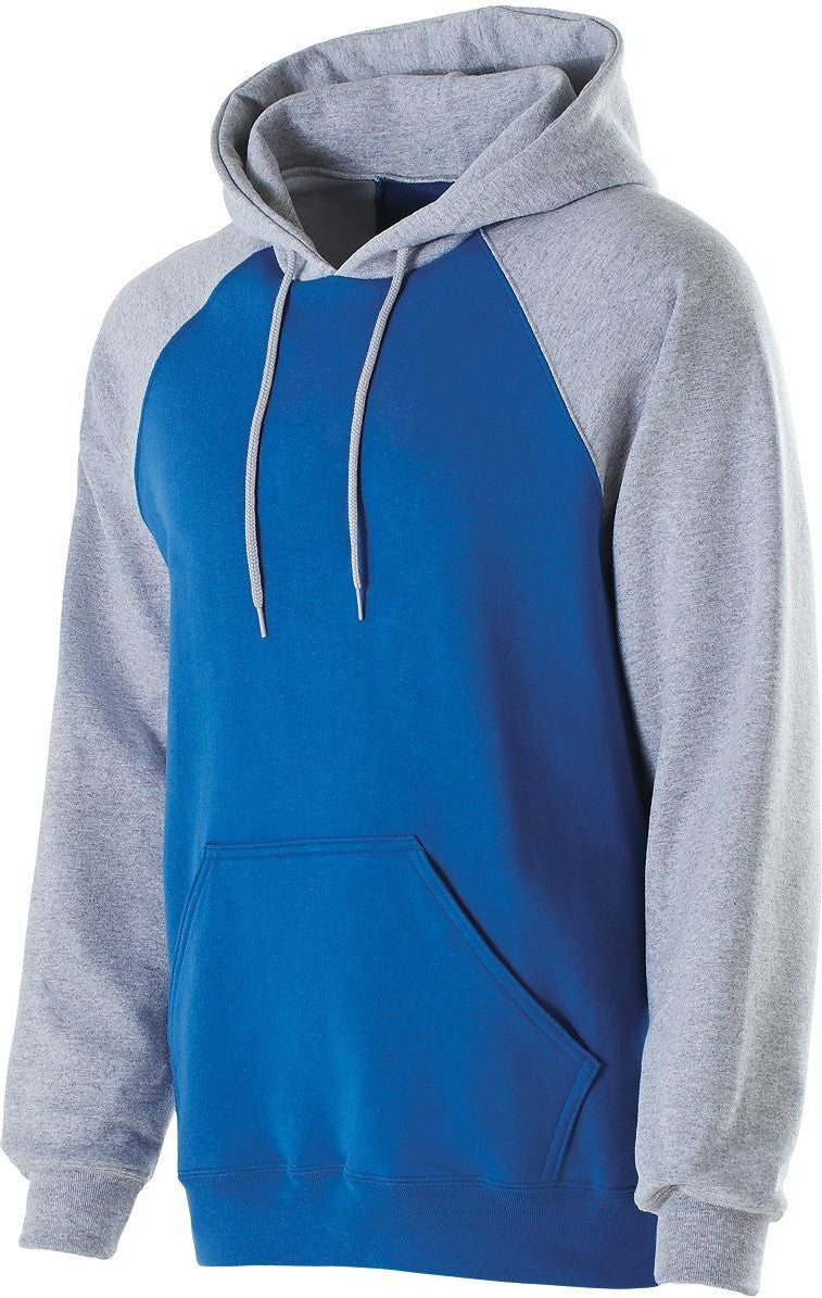 ROYAL/ATHLETIC HEATHER BANNER HOODIE