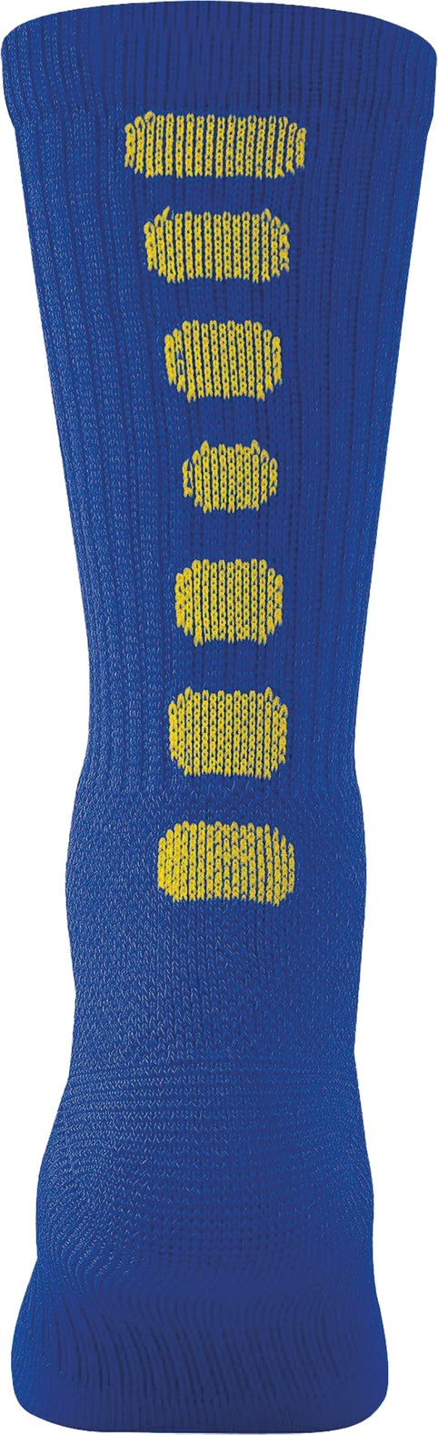 ROYAL/GOLD COLOR BLOCK CREW SOCK