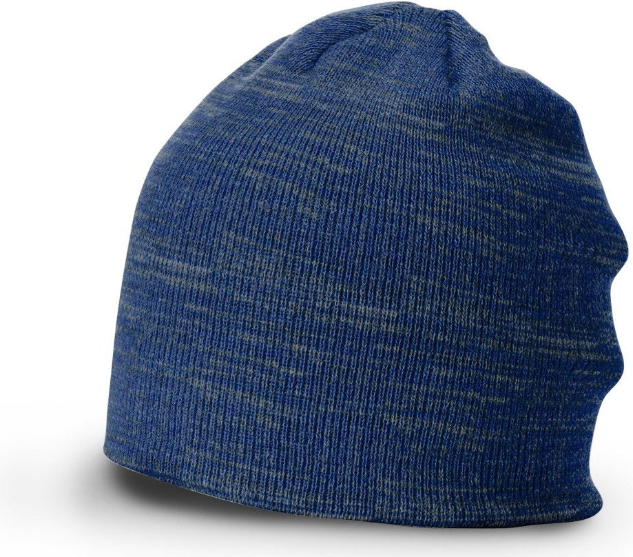 Royal/Grey/Charcoal Marled Beanie
