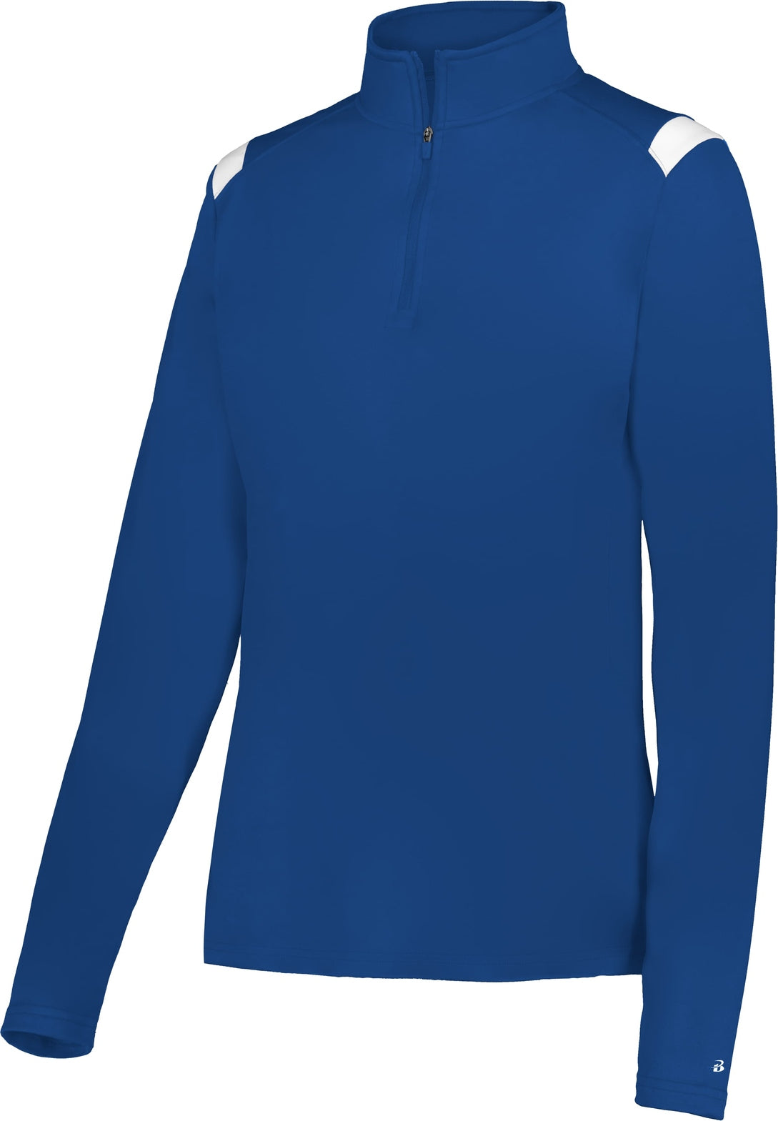 ROYAL/WHITE (BA) ON THE RISE LADIES 1/4 ZIP