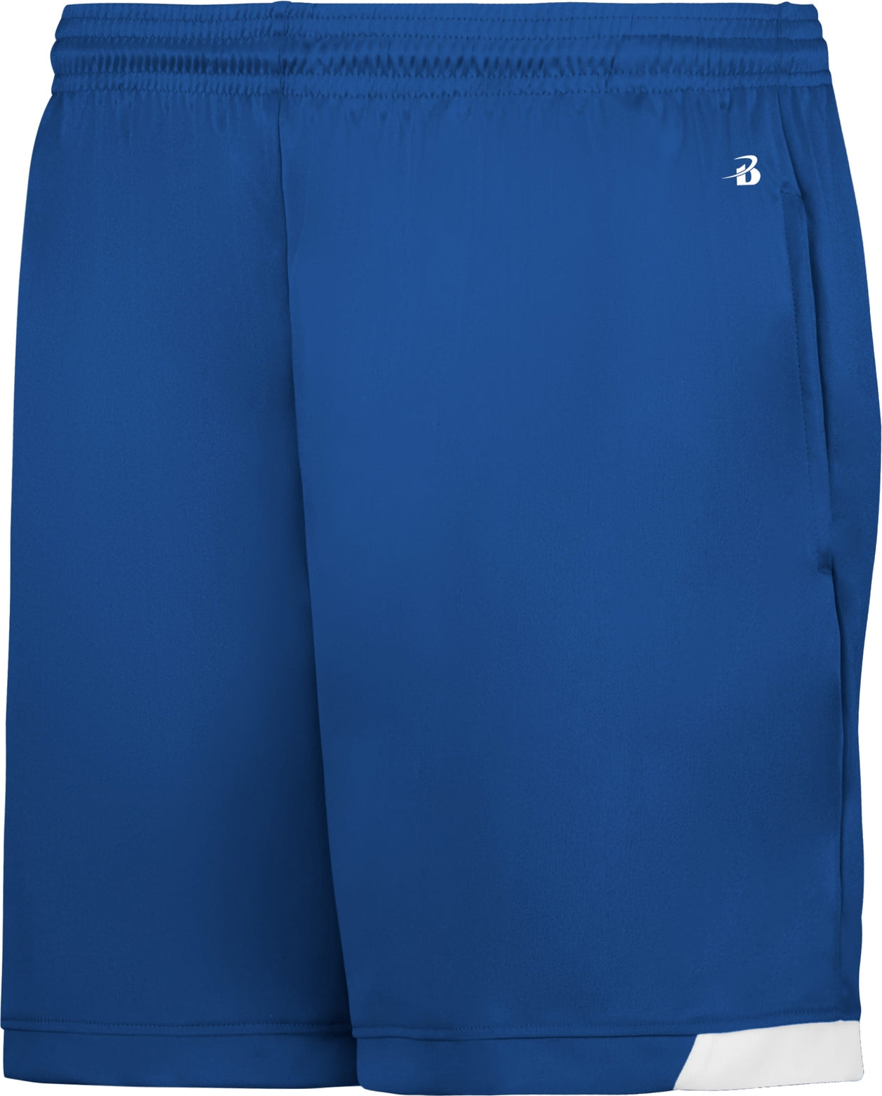 ROYAL/WHITE (BA) ON THE RISE LDS PKT SHORTS