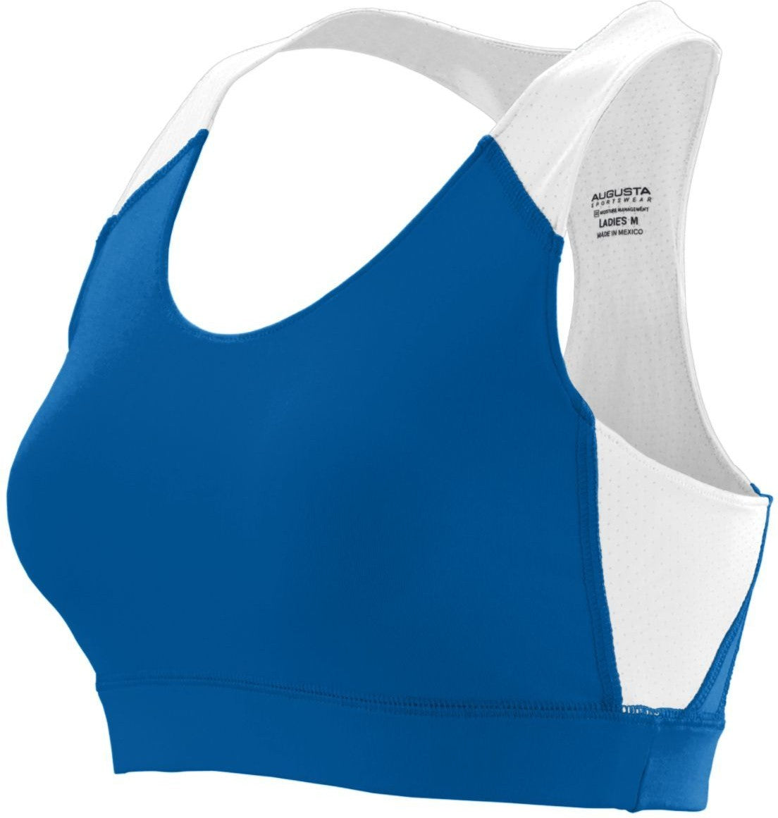 ROYAL/WHITE LADIES ALL SPORT SPORTS BRA