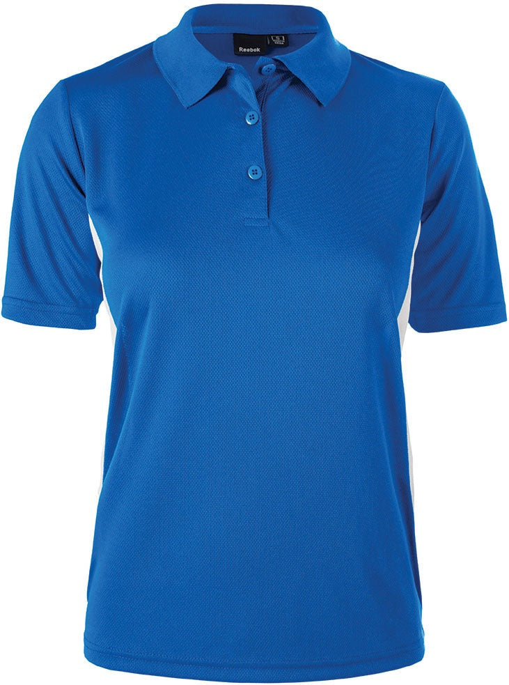 Royal/White Ladies Reebok Athletic Polo  grouped