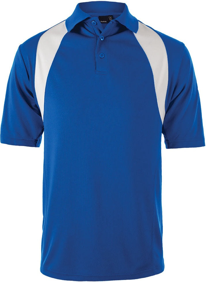 Royal/White Reebok Athletic Polo  grouped