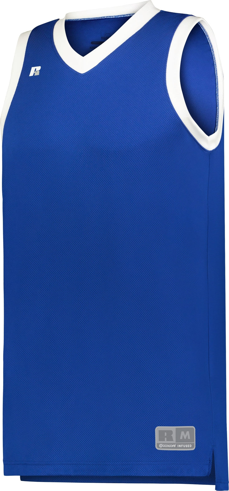 ROYAL/WHITE YTH COOLCORE ELITE JERSEY