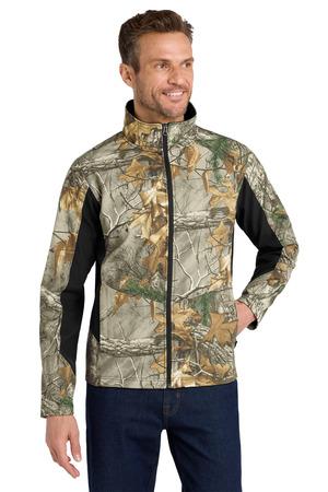RT Extra/Black Port Authority Camouflage Colorblock Soft Shell. J318C