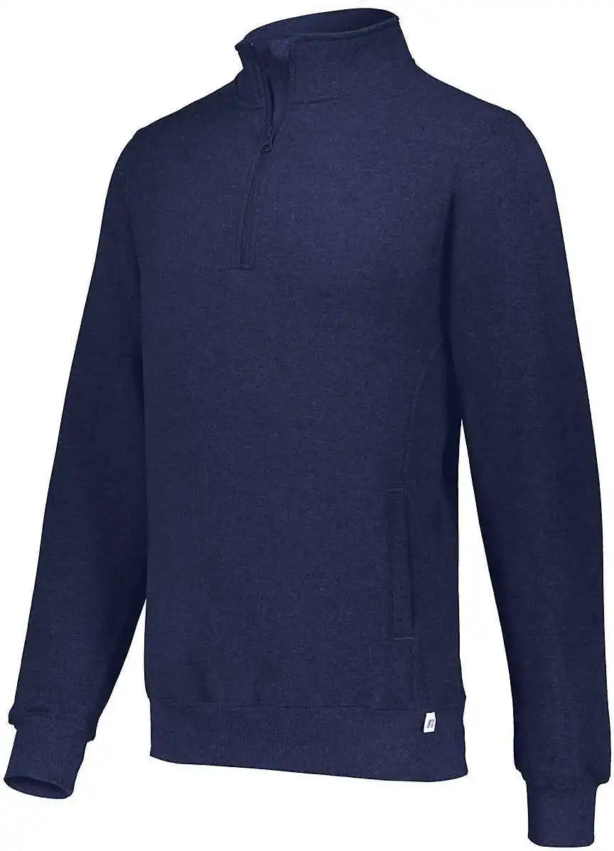 Russell 1z4hbm Dri-power Fleece 1 4 Zip Pullover - J.navy