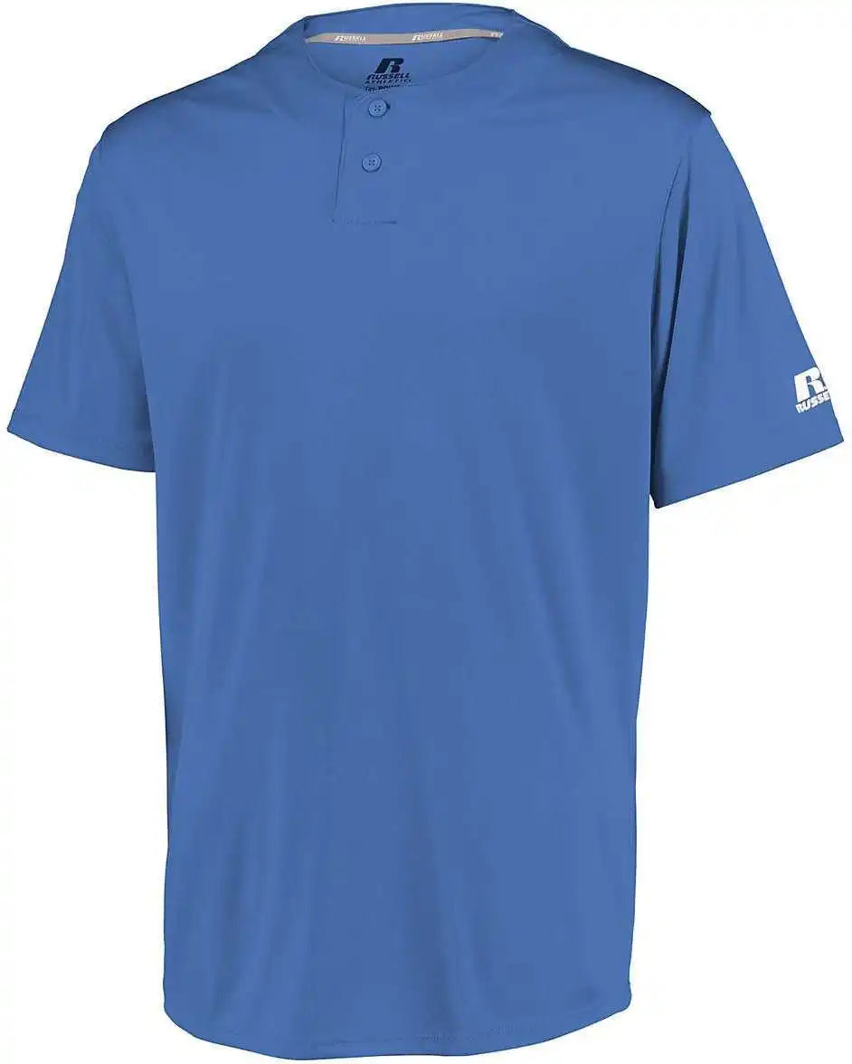 Russell 3r7x2b Youth Performance Two-button Solid Jersey - Columbia Blue