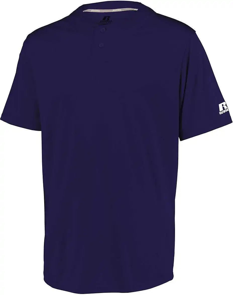 Russell 3r7x2b Youth Performance Two-button Solid Jersey - Purple