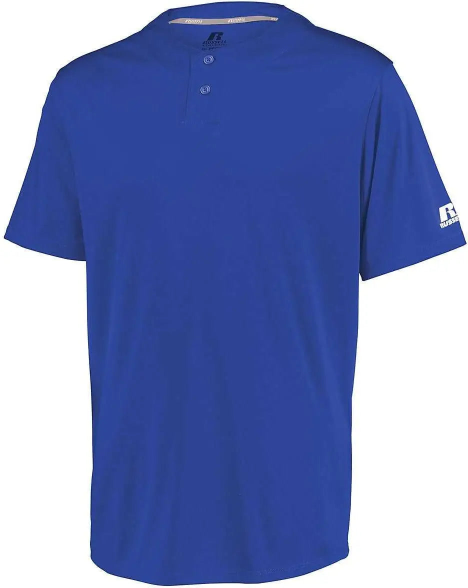 Russell 3r7x2m Performance Two-button Solid Jersey - Royal