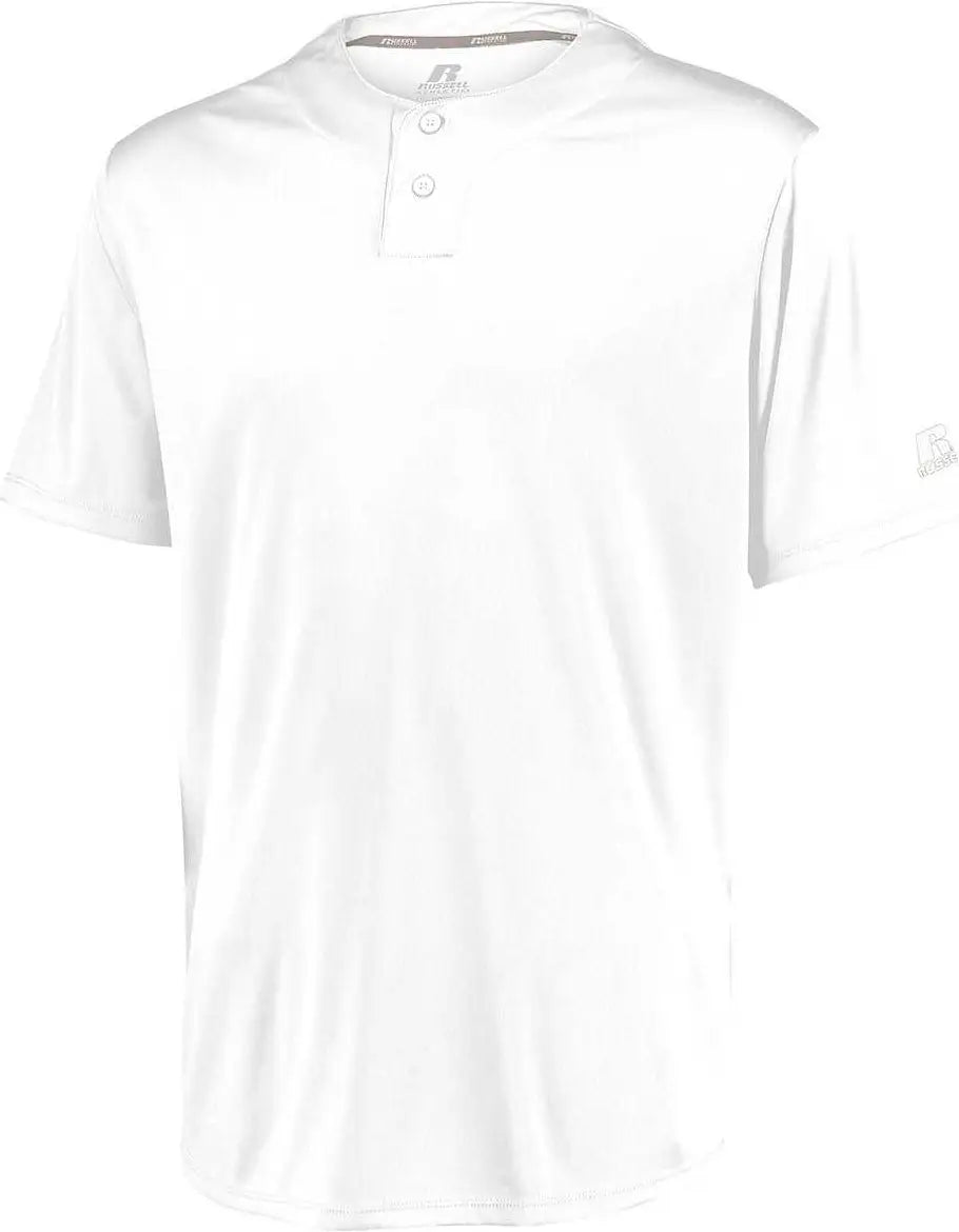 Russell 3r7x2m Performance Two-button Solid Jersey - White