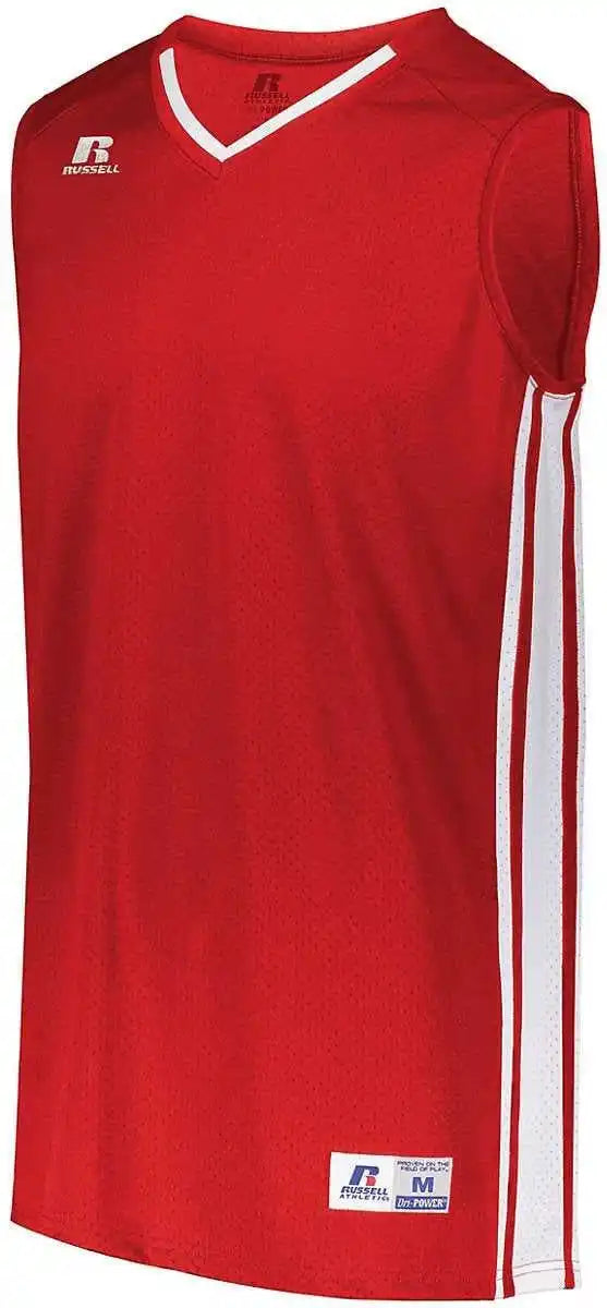 Russell 4b1vtm Legacy Basketball Jersey - True Red White