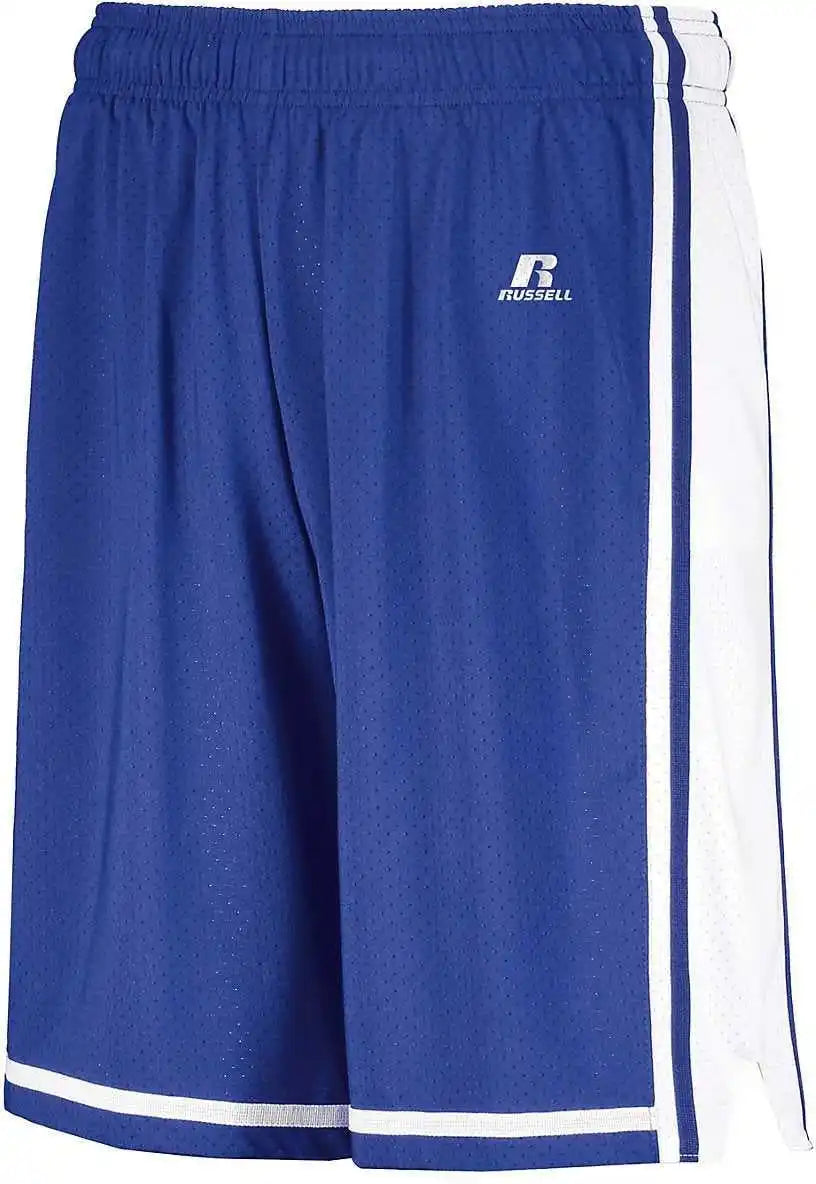 Russell 4b2vtb Youth Legacy Basketball Shorts - Royal White
